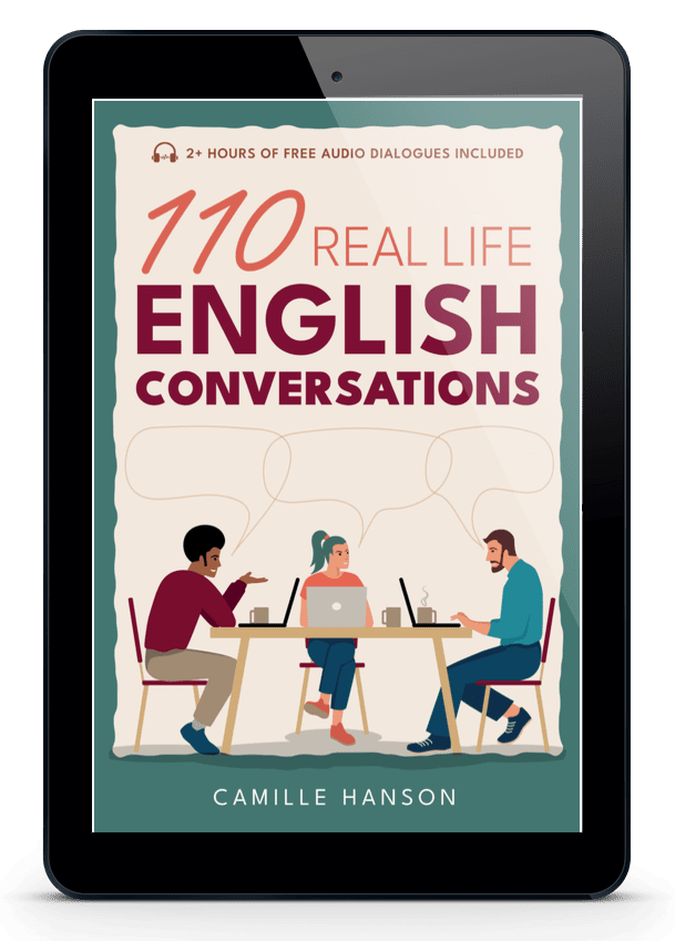 110 Real Life English Conversations E-book + Audio - Learn English